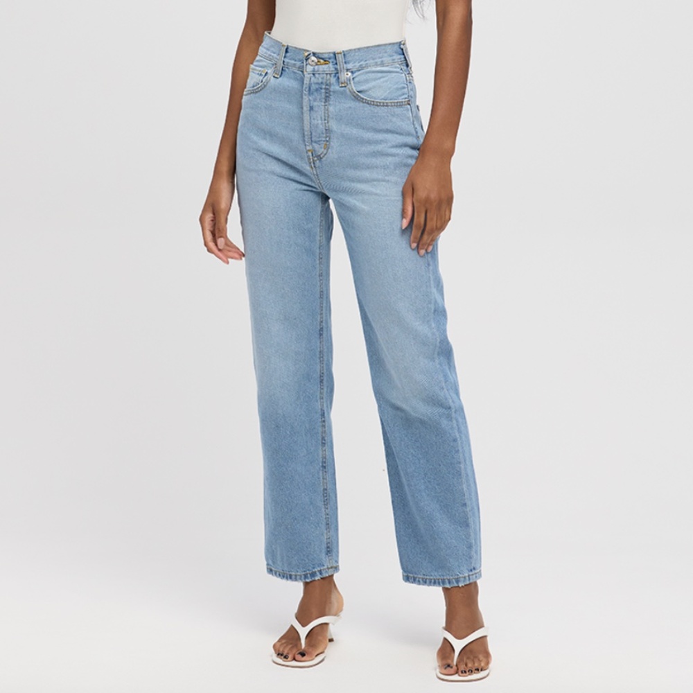 Ética Tyler High Waist Straight Leg Jeans Current